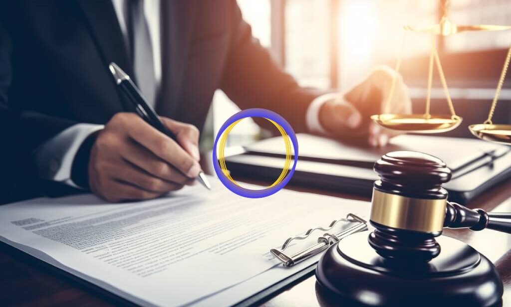 abogado revisando documentos en su oficina 2