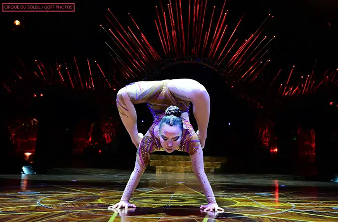 acrobacias impresionantes en el cirque du soleil