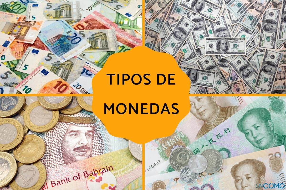 billetes de diferentes monedas del mundo