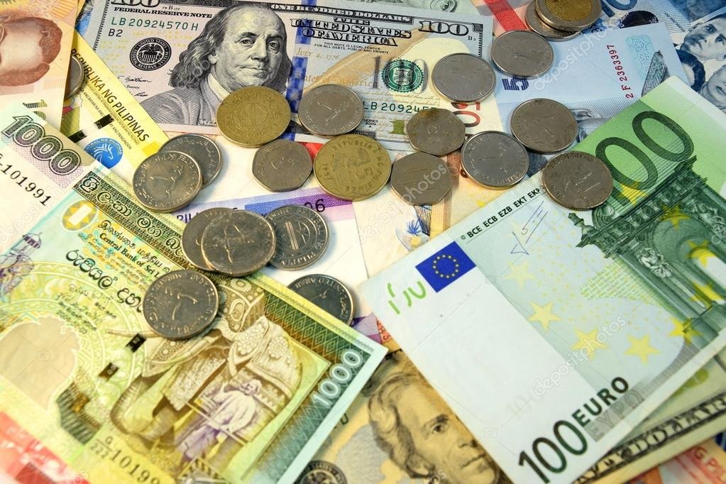 billetes y monedas de diferentes paises 1