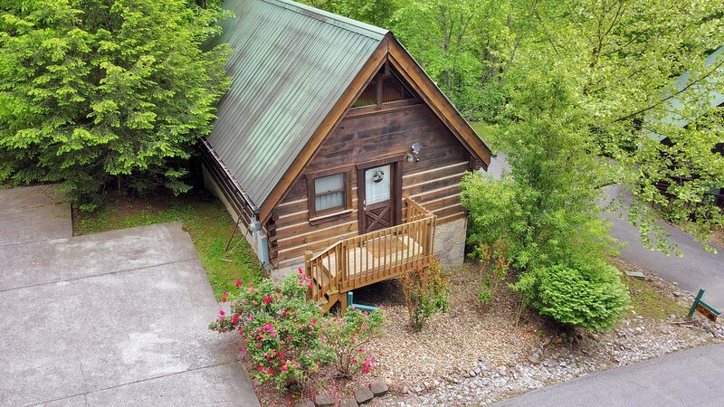 cabana acogedora en las montanas de gatlinburg