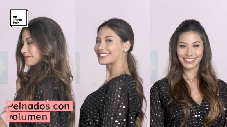 cabello perfectamente peinado y controlado