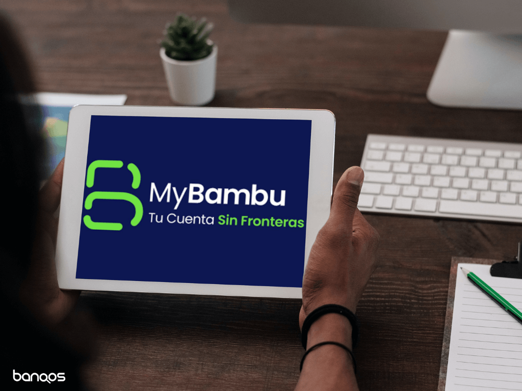 cajero automatico con logo de mybambu