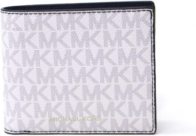 Michael Kors White MK Wallet: Stylish and Elegant Accessory