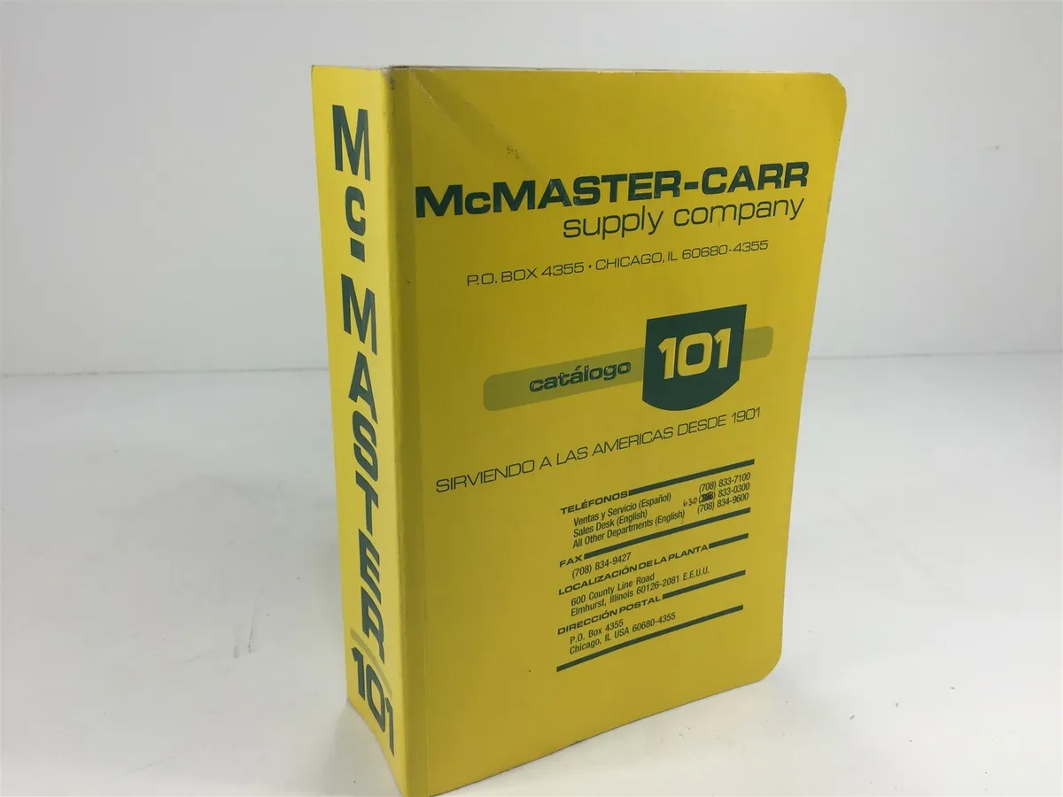 catalogo de suministros industriales de mcmaster carr