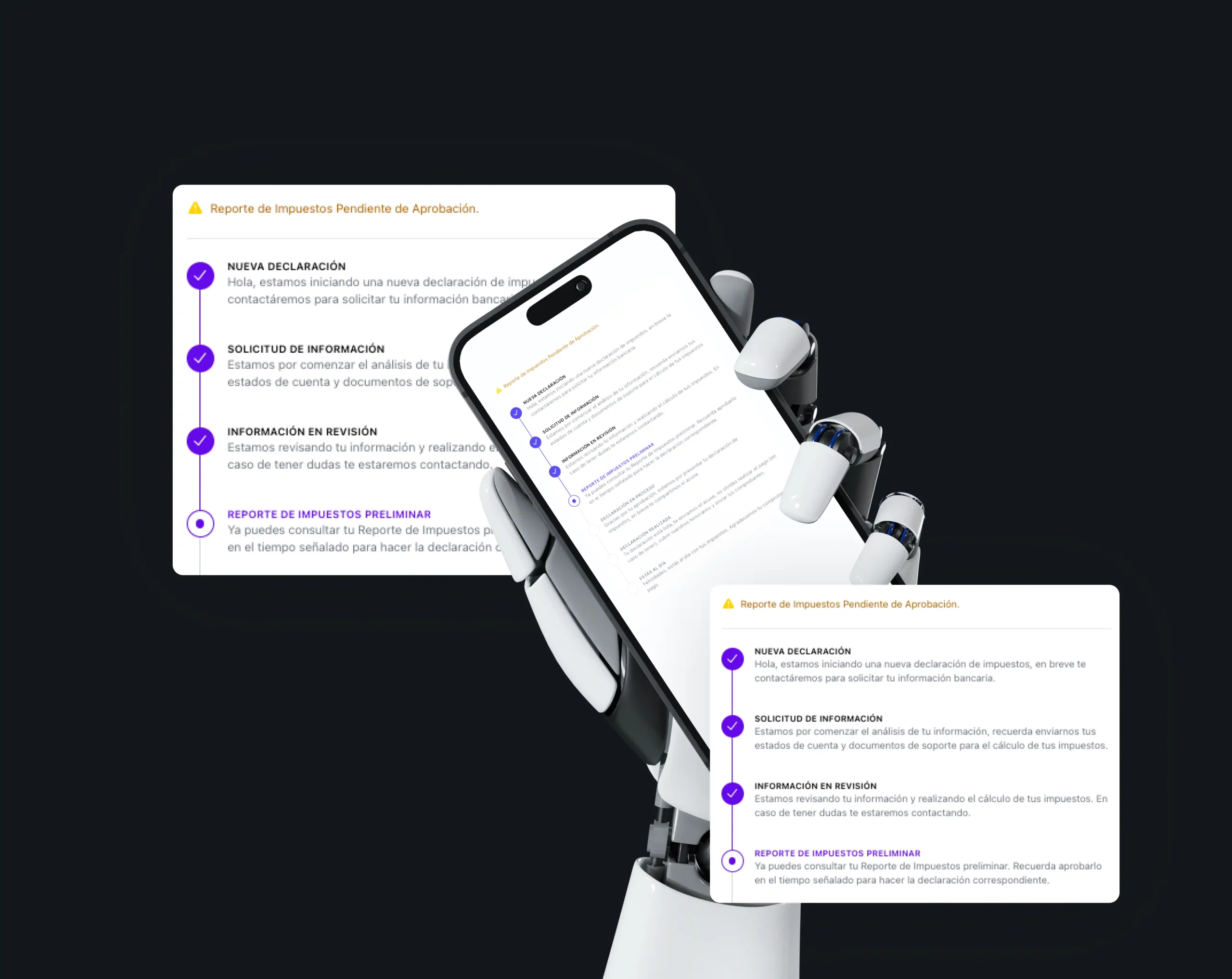 cliente revisando su portal de impuestos scaled