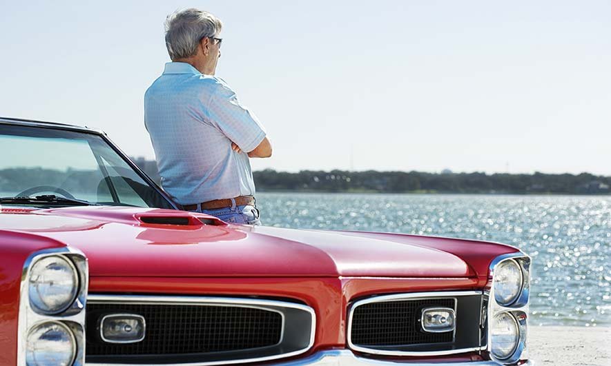 coche clasico asegurado con the general insurance