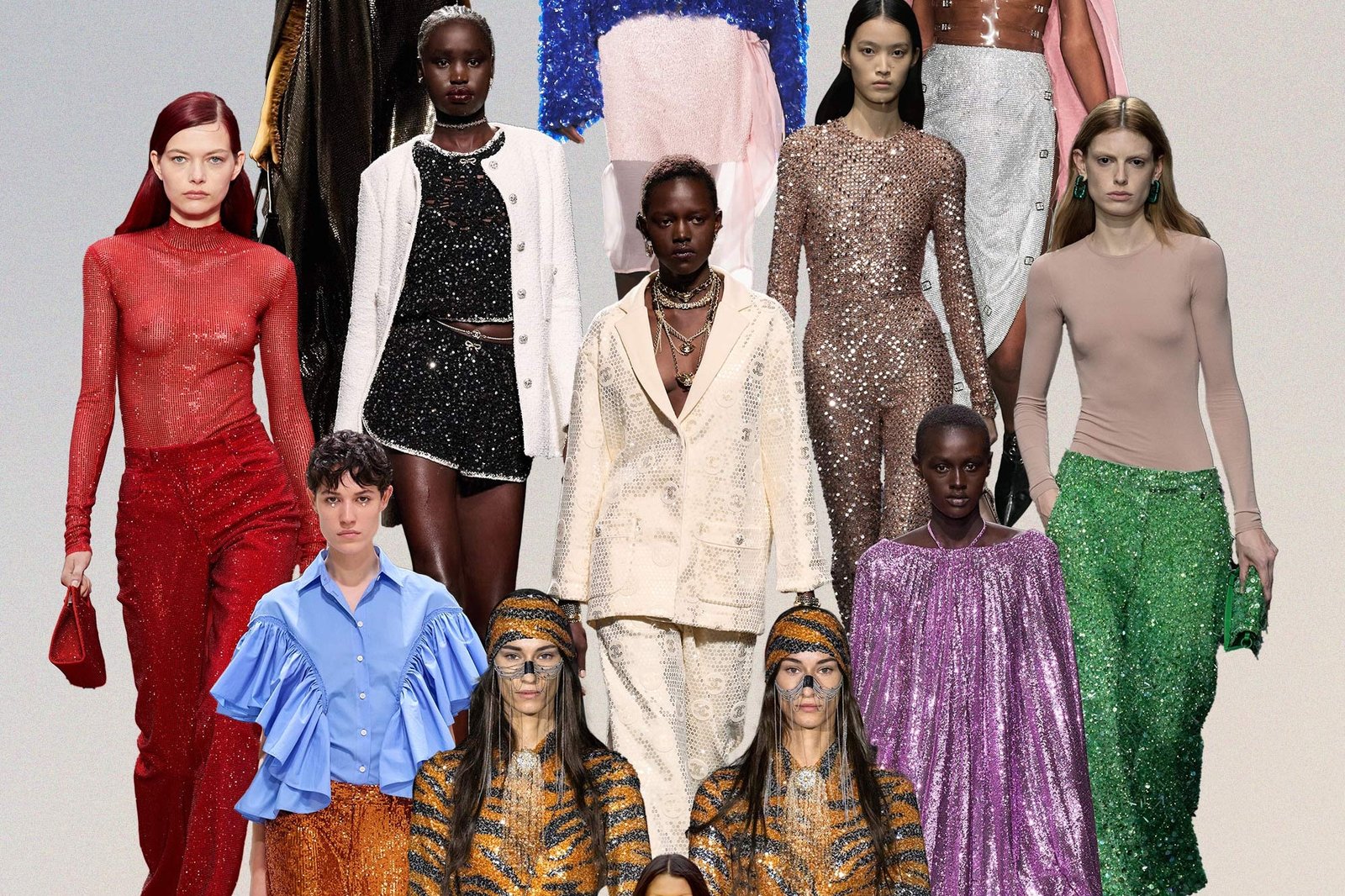 collage de tendencias de moda para 2023