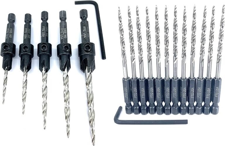 Counter Sink Drill Bit Set for Precision Drilling
