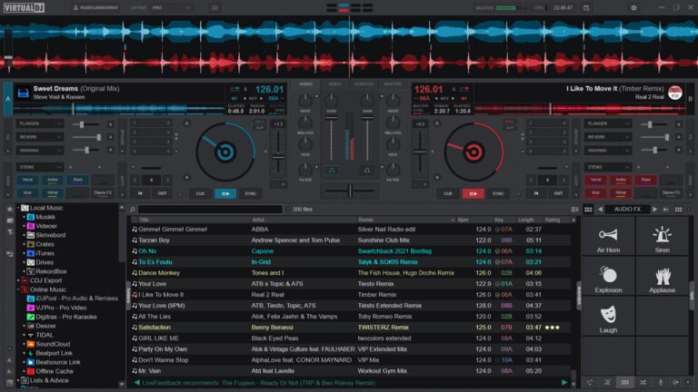 Virtual DJ: Premier Mixing Software for DJs