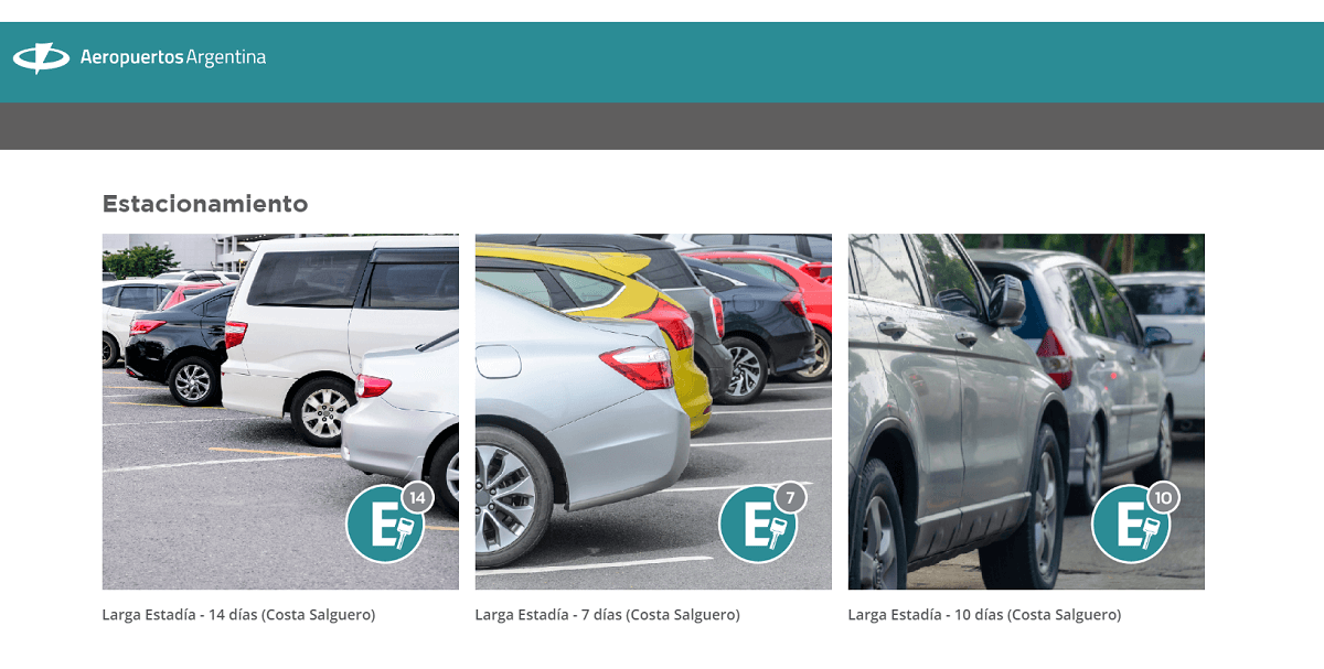 estacionamiento de aeropuerto con descuento