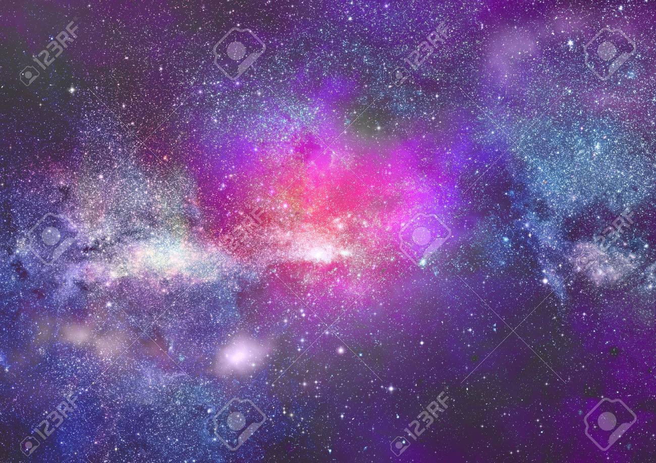 estrellas brillantes en el espacio infinito