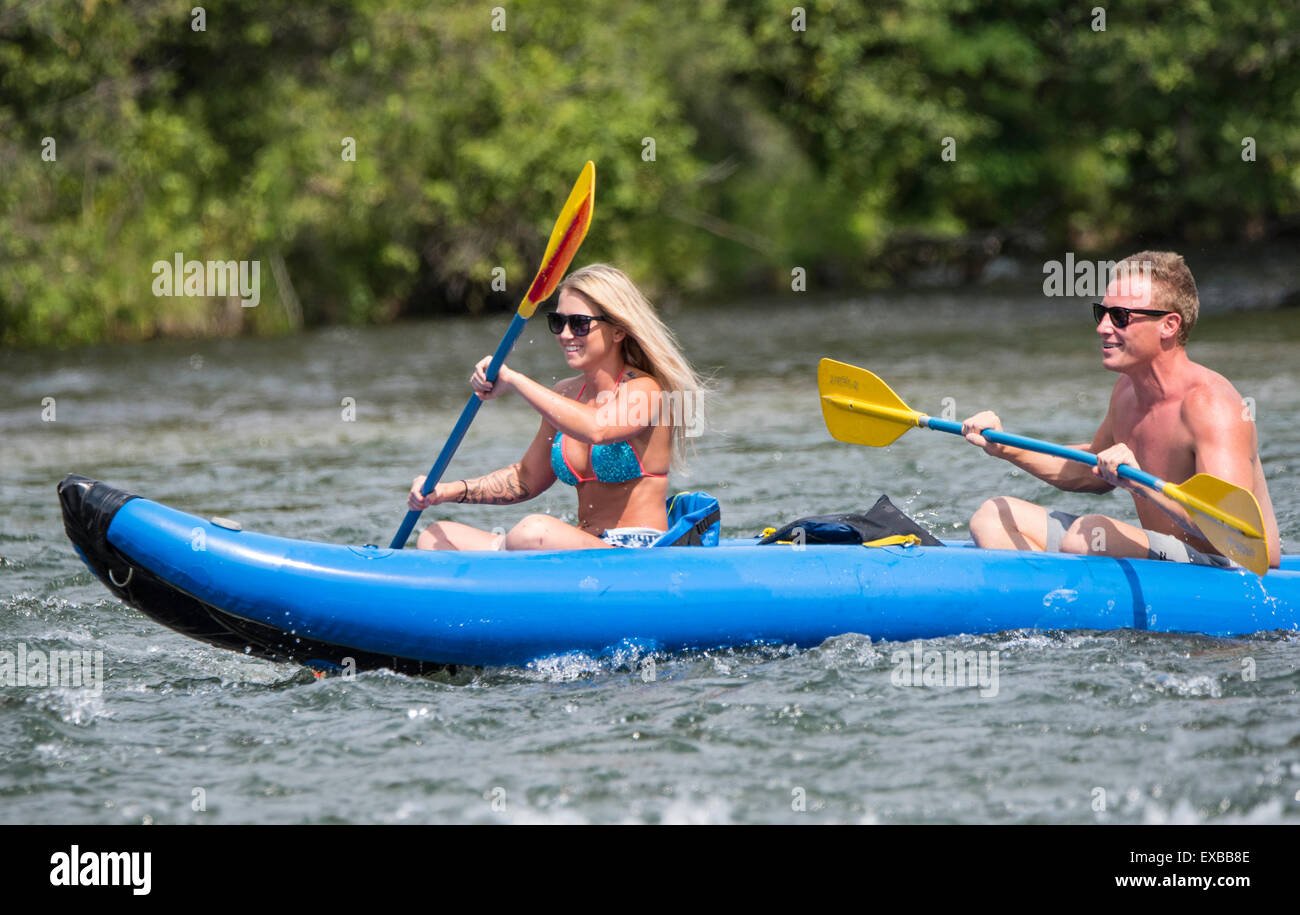 excursion en kayak por el rio boise