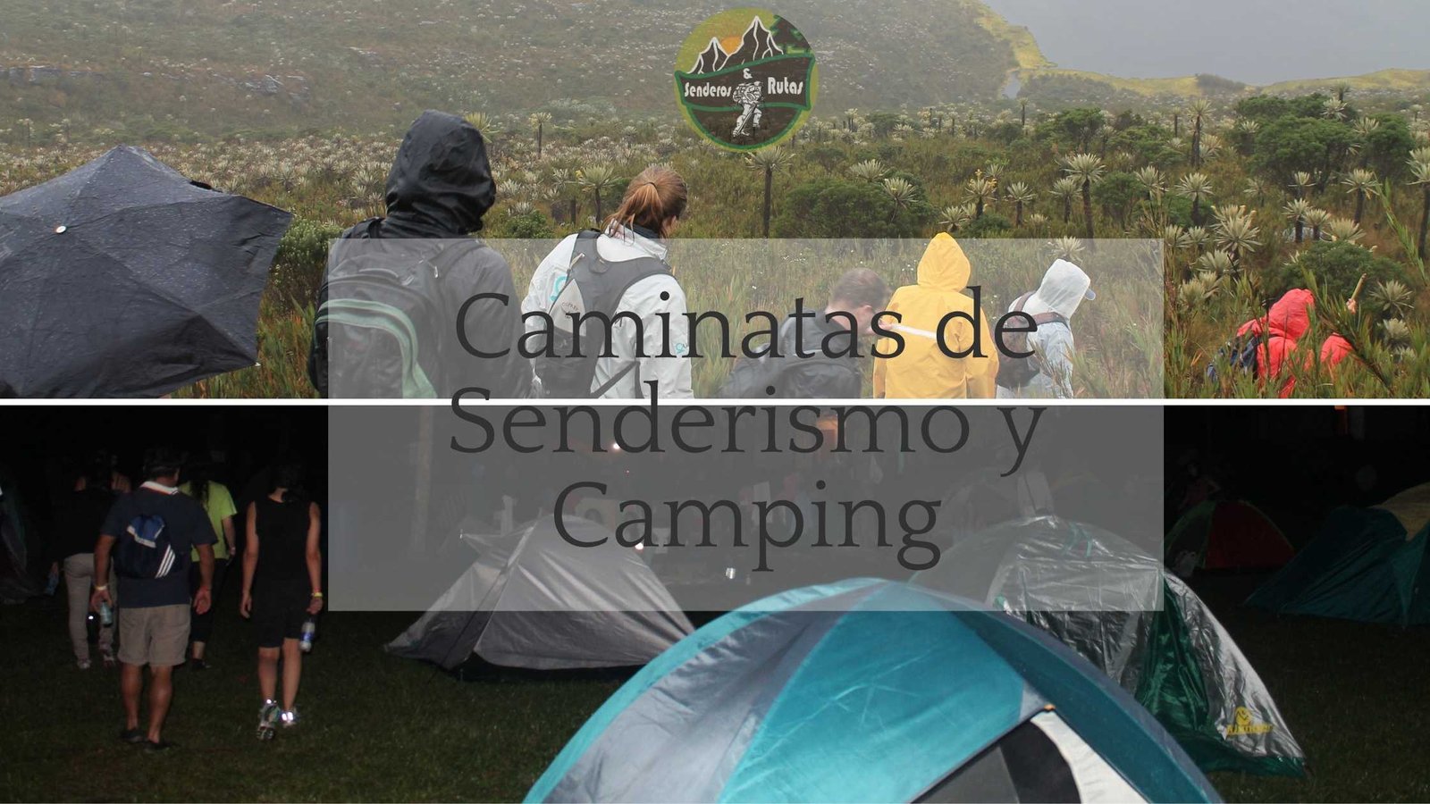 explorando la seccion de camping y senderismo