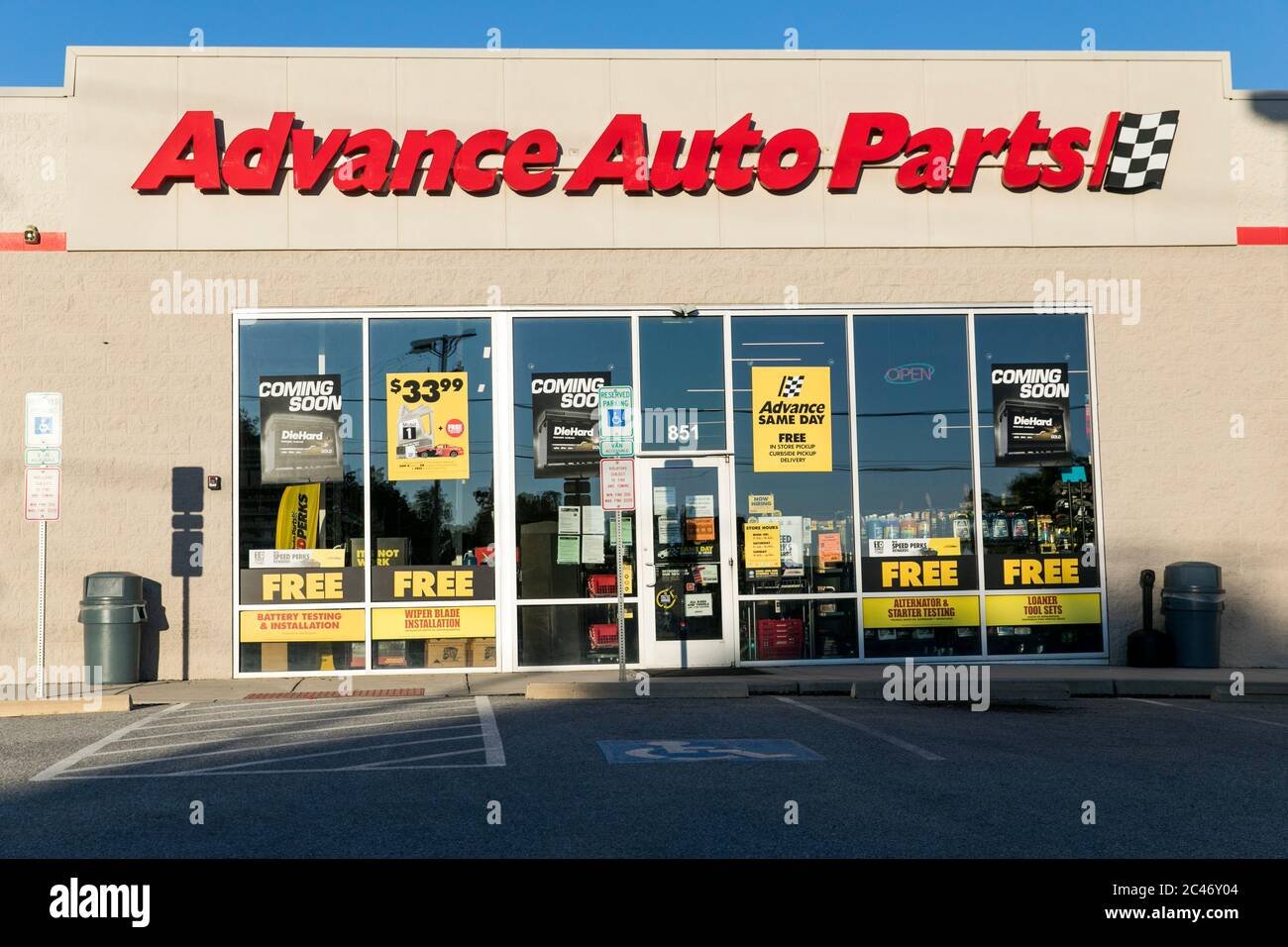 fachada de advance auto en columbia sc