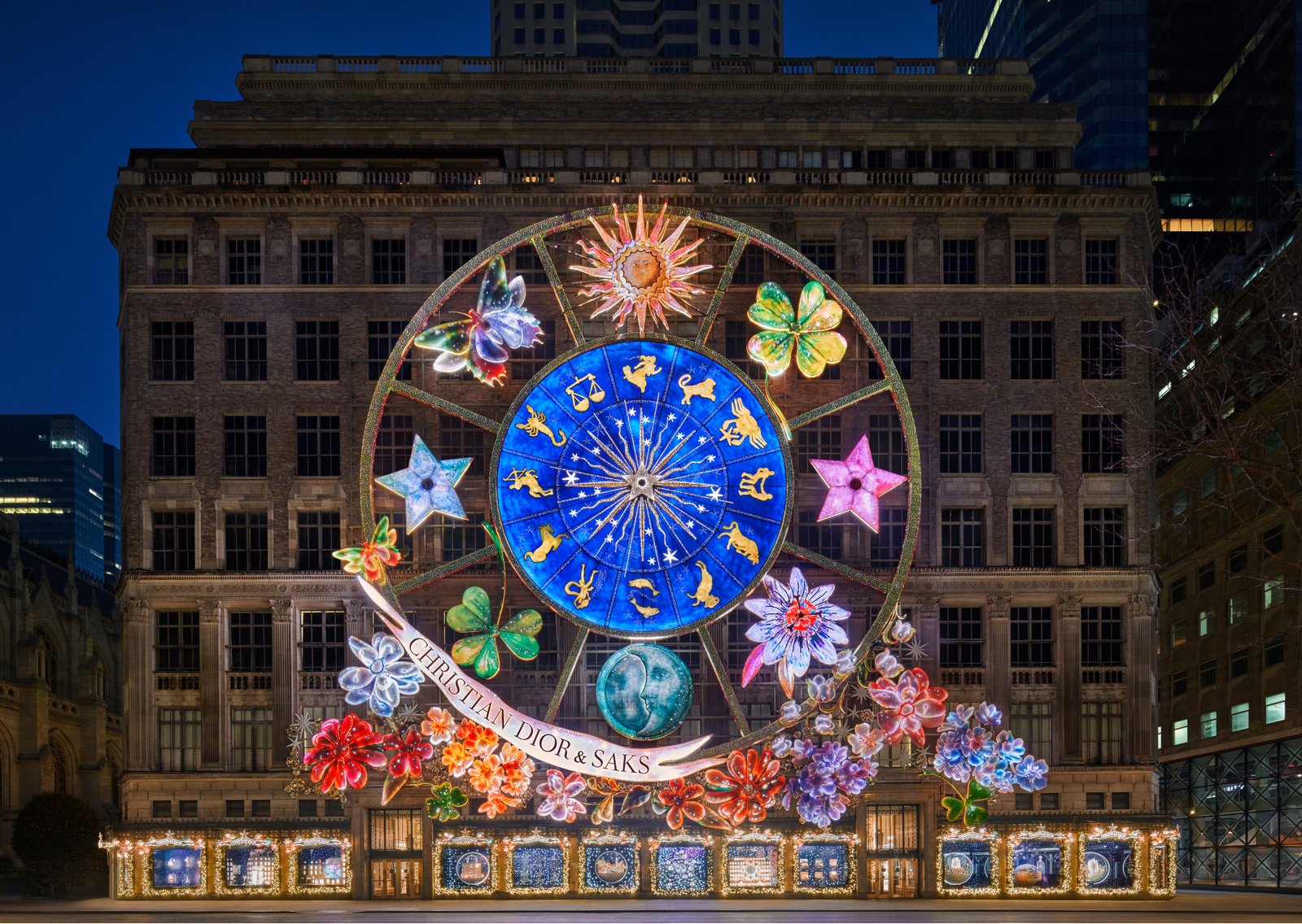 fachada elegante de saks fifth avenue 1