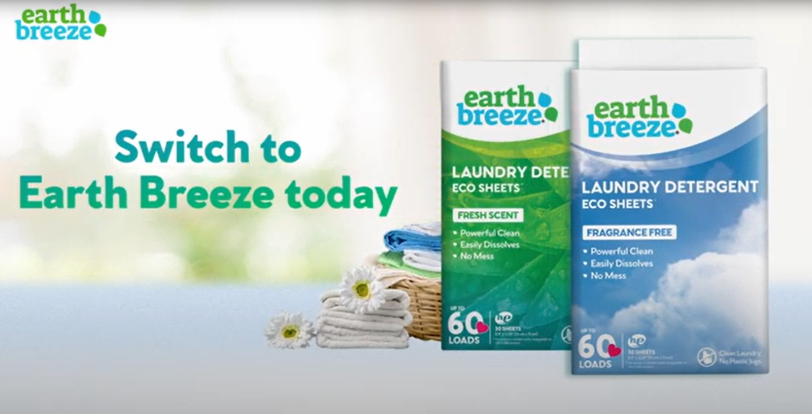 hoja de detergente ecologico earth breeze