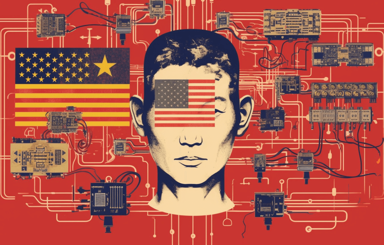 ilustracion de inteligencia artificial en estados unidos