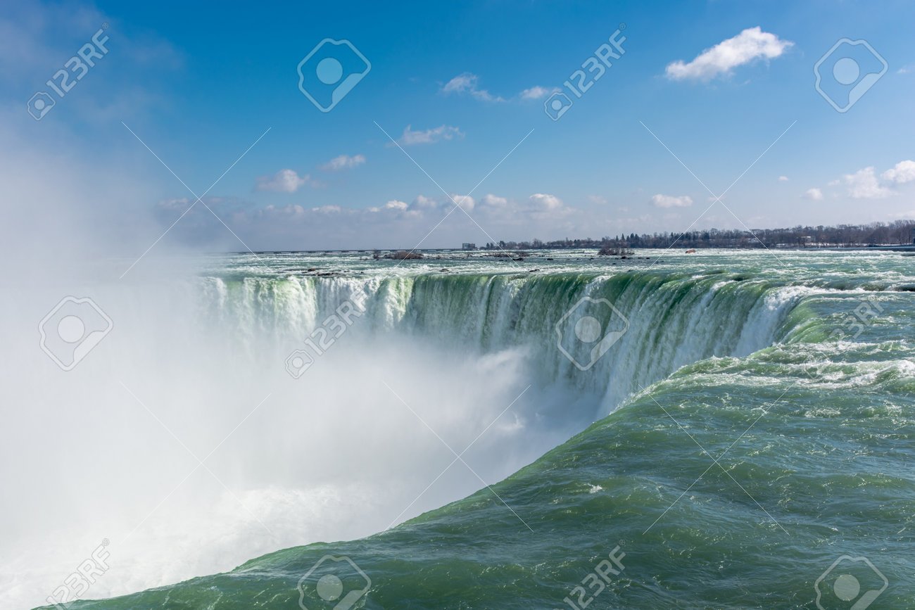 impresionante vista de las cataratas del niagara