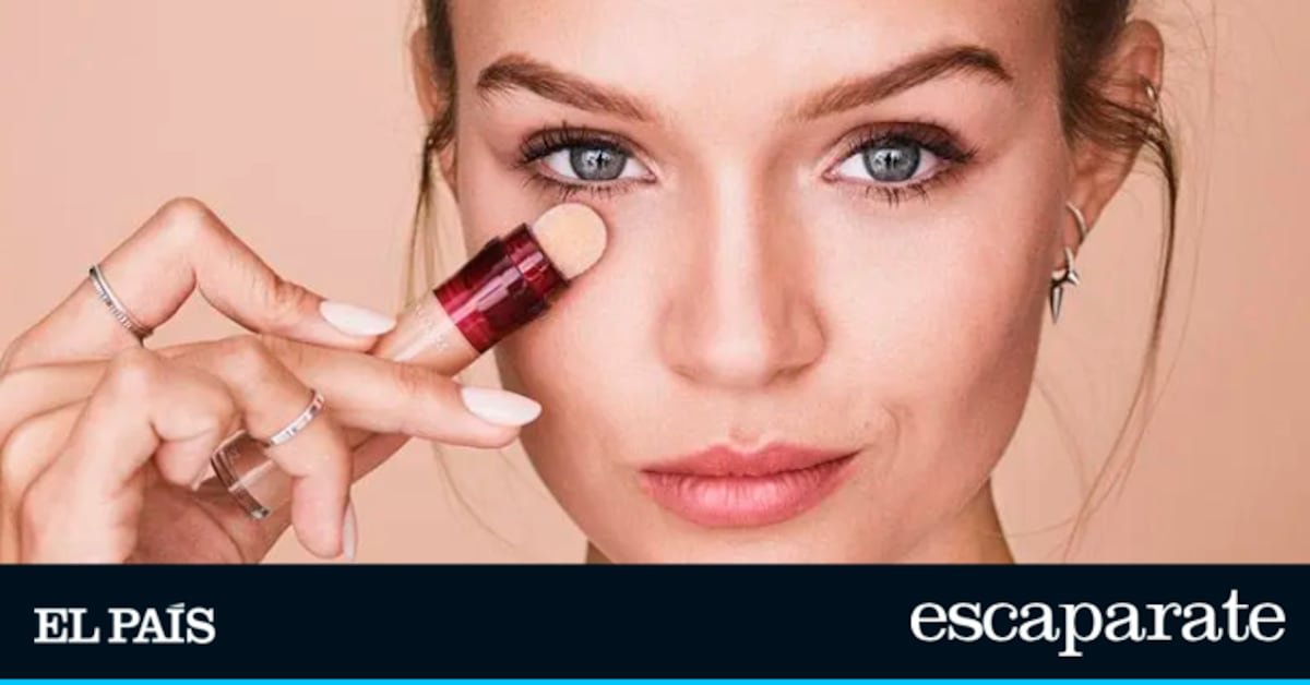 mirada fresca y radiante con corrector de ojeras