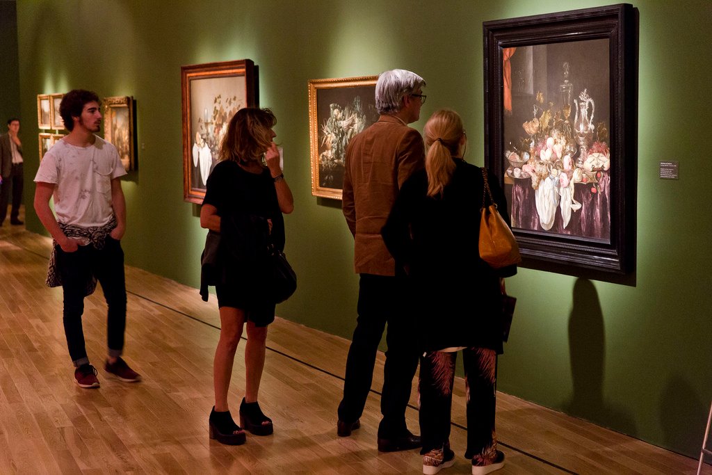 obra de arte en el museo de bellas artes