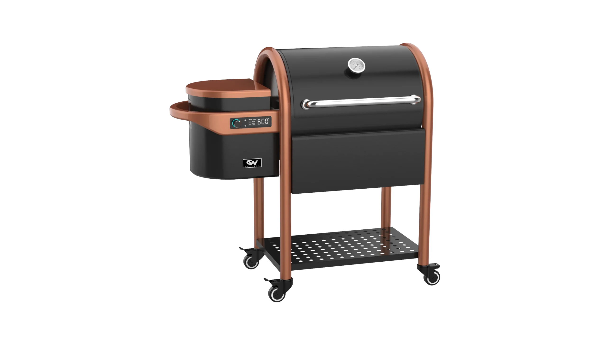 parrilla de pellets en accion al aire libre scaled