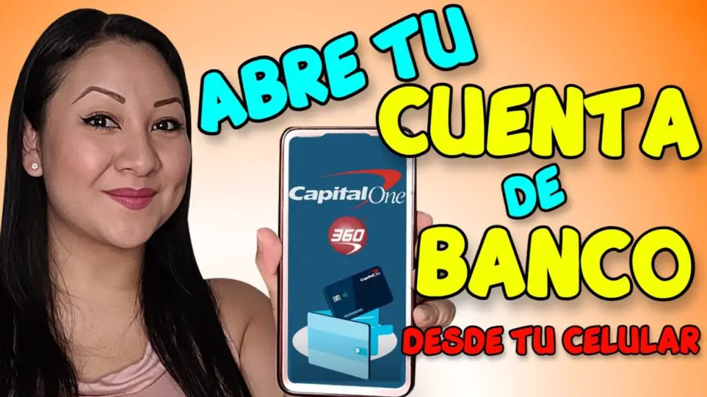 persona abriendo una cuenta en capital one