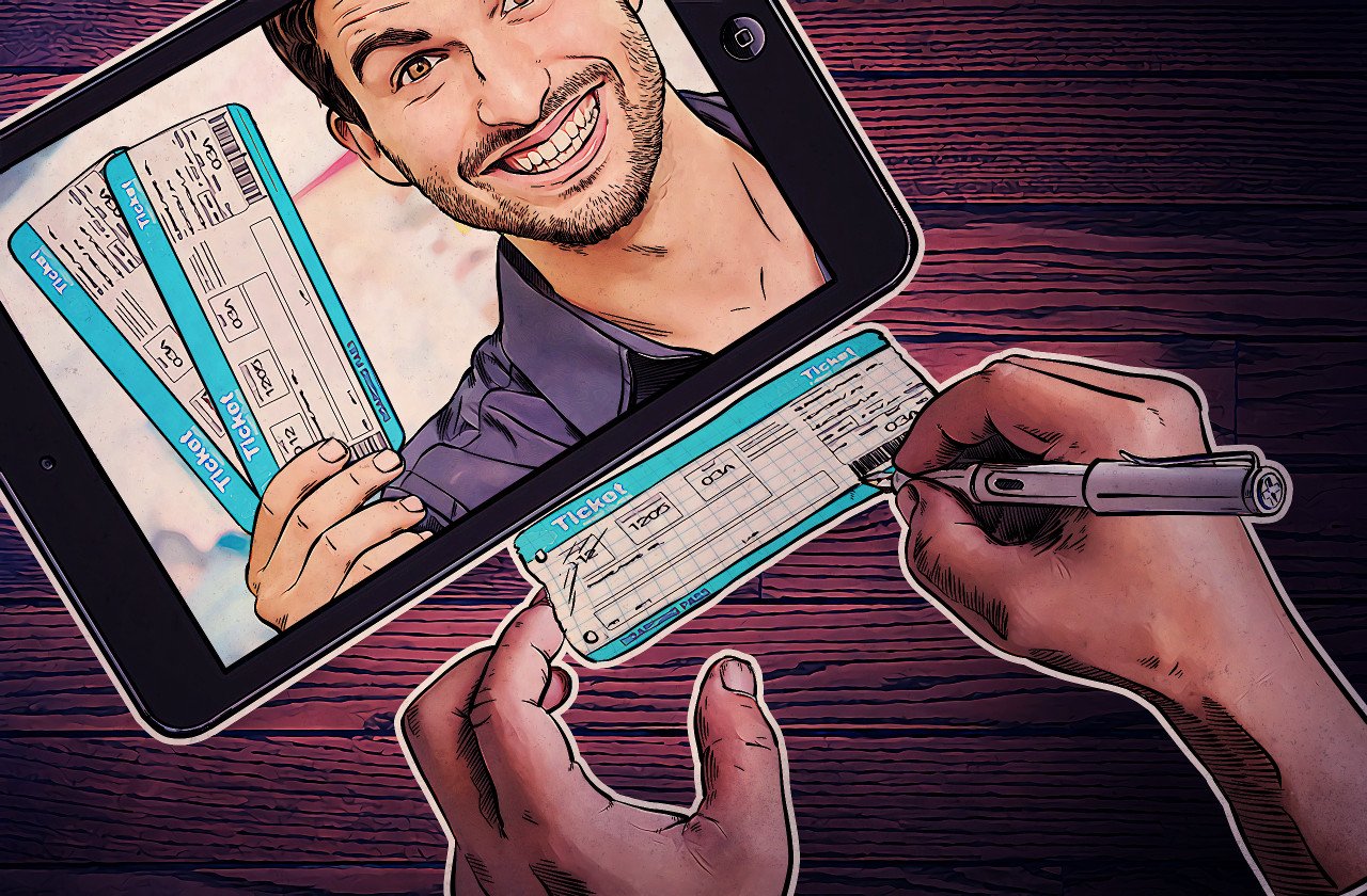 persona cancelando boletos de cine en linea