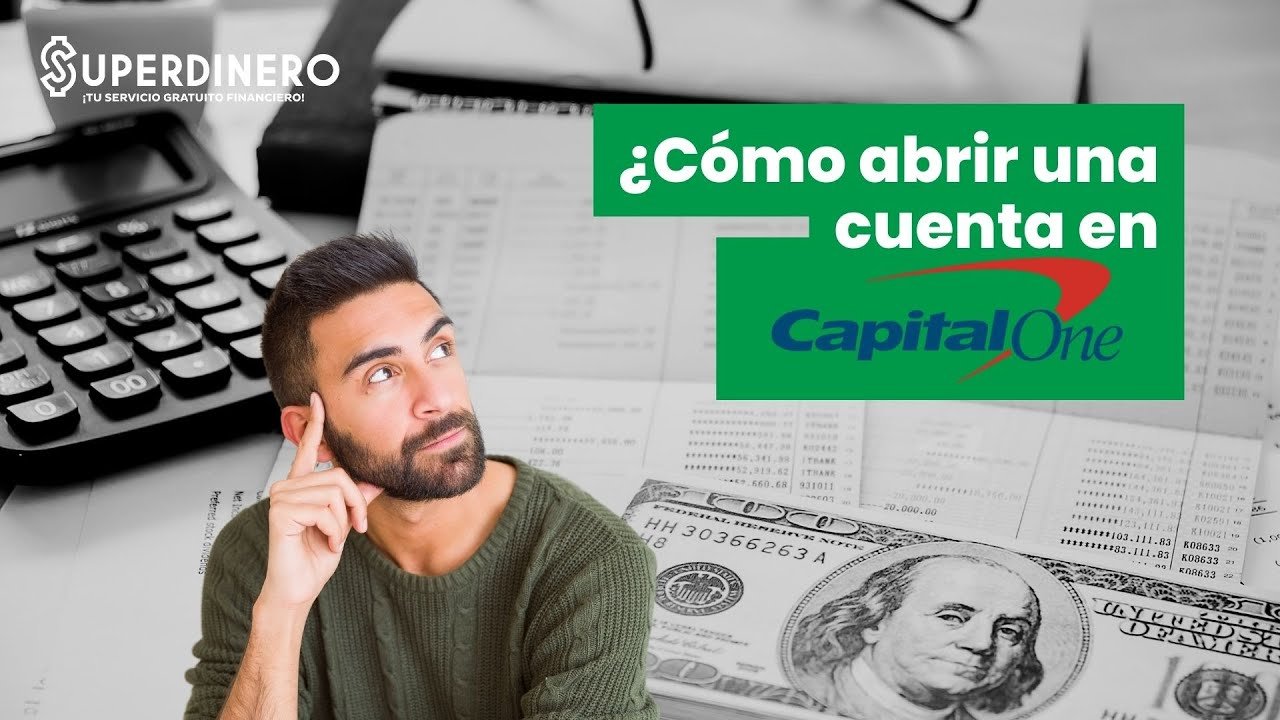 persona creando cuenta en capital one online