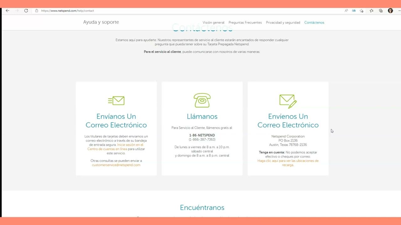 persona enviando documentos a netspend