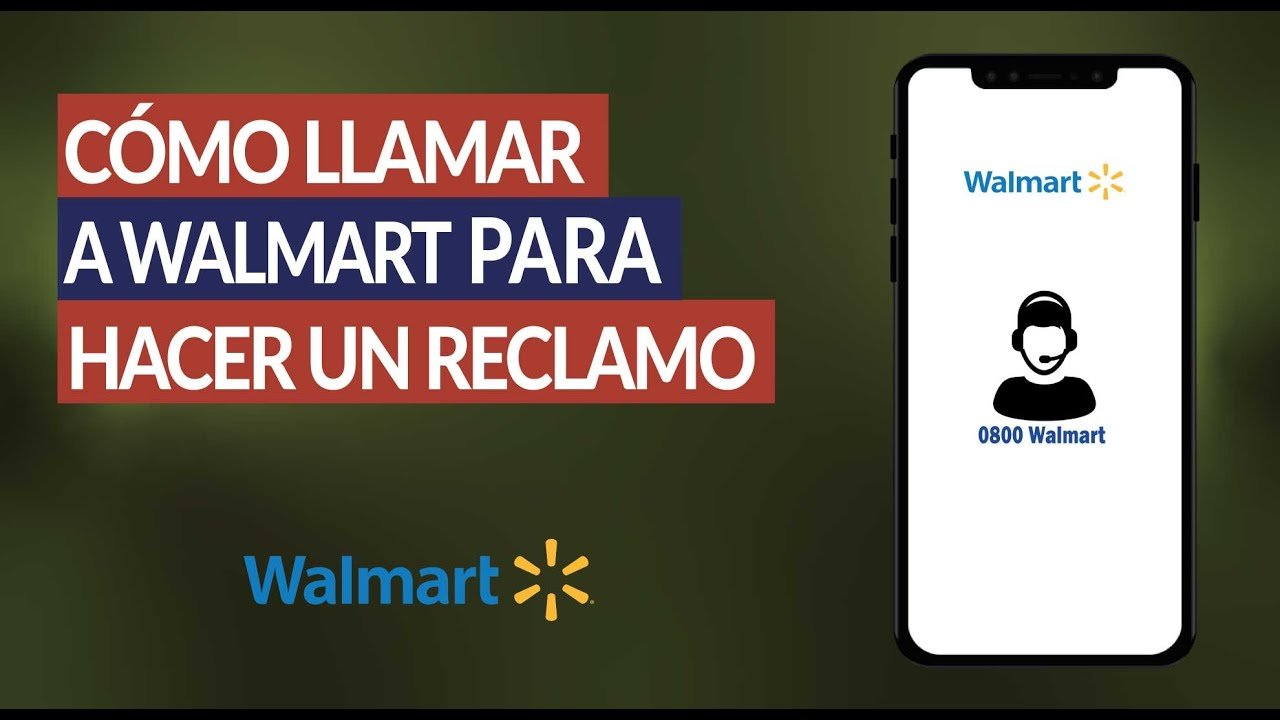 persona usando telefono para llamar a walmart