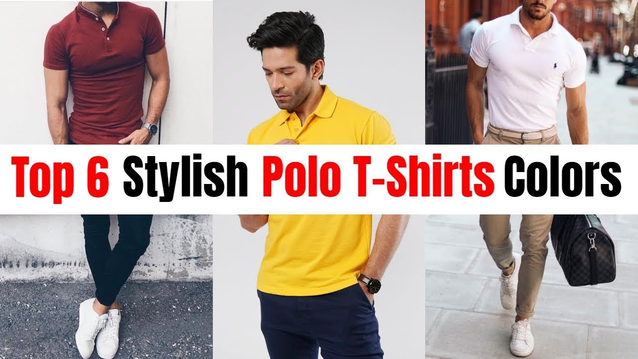 polo shirt in various stylish colors