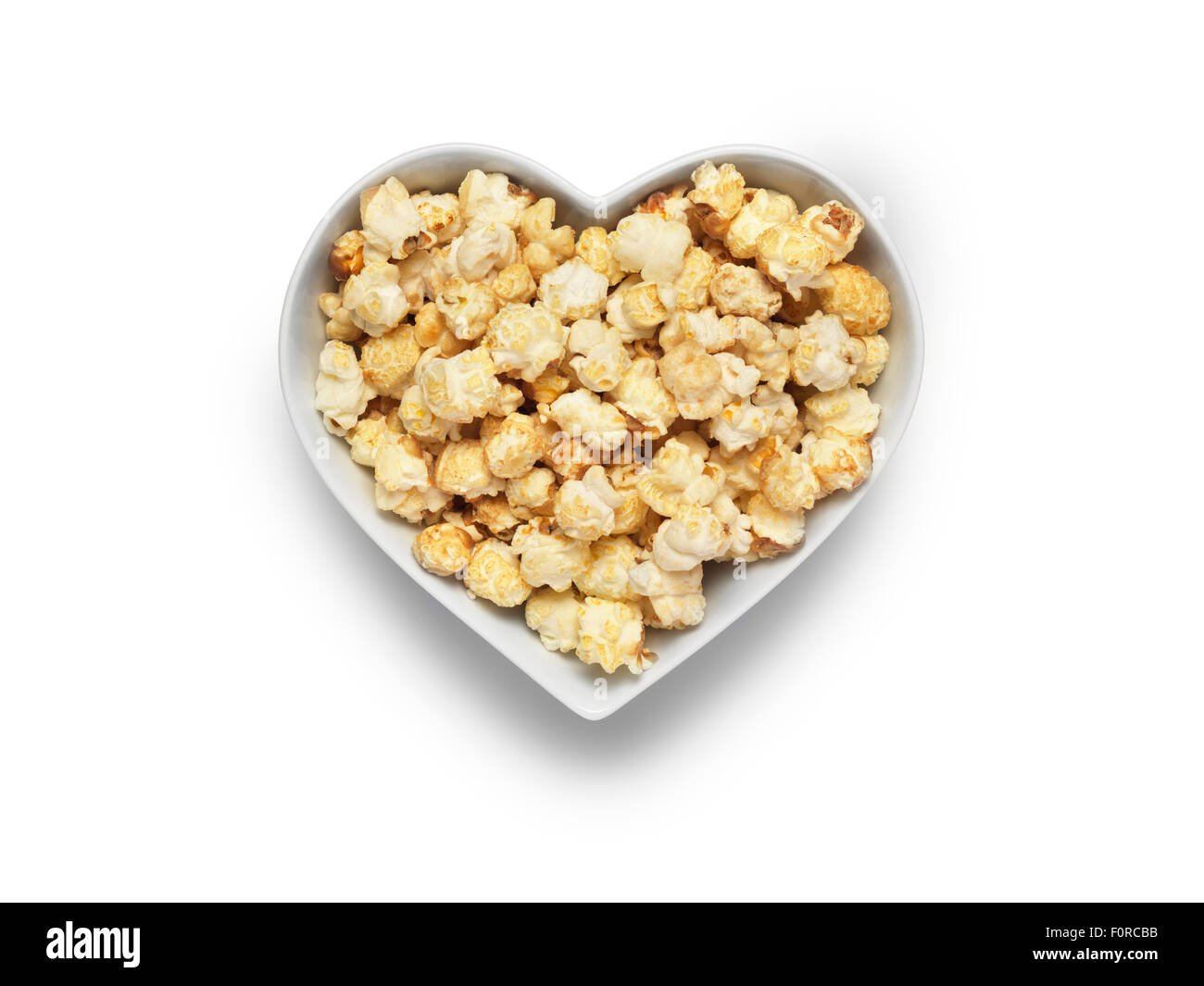 popcorn en forma de corazon roto