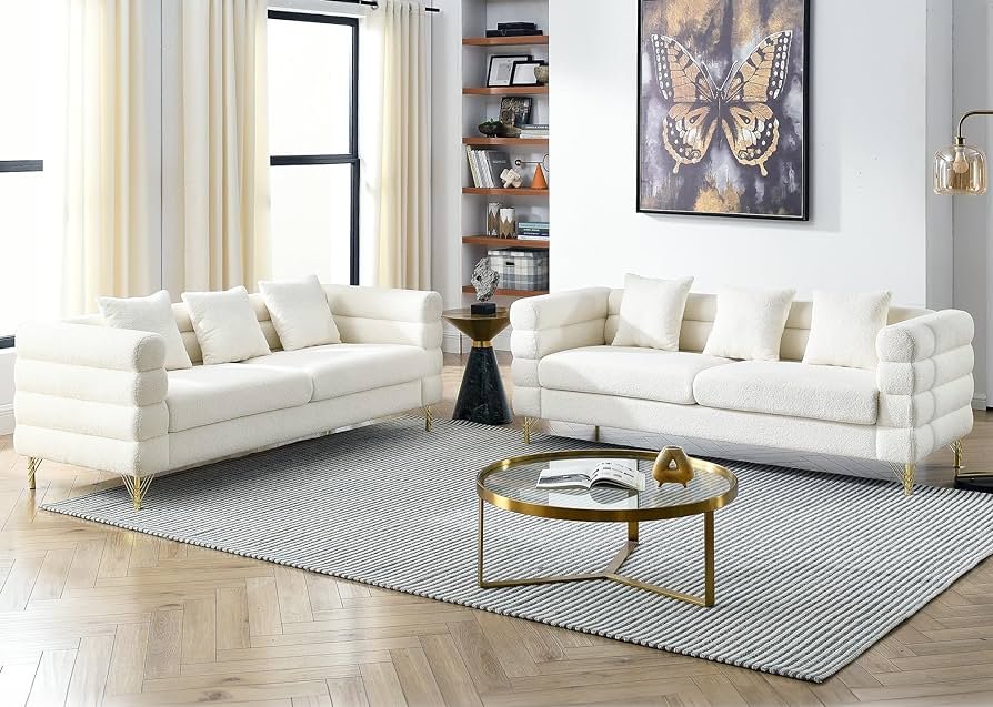 sofa moderno en sala de estar