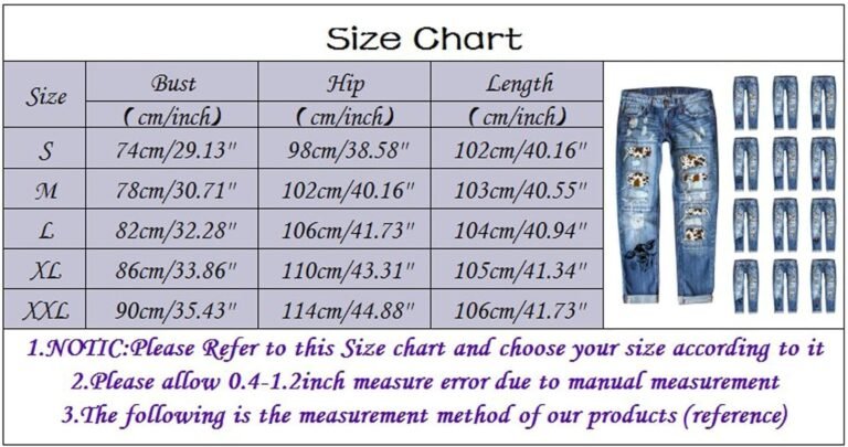 Good American Jeans Size Chart: Find Your Perfect Fit
