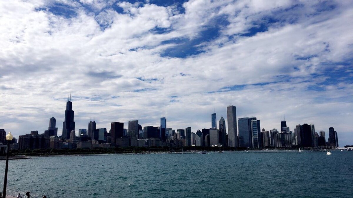 vista panoramica de chicago illinois
