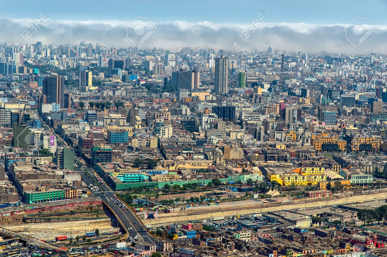 vista panoramica de la ciudad de lima