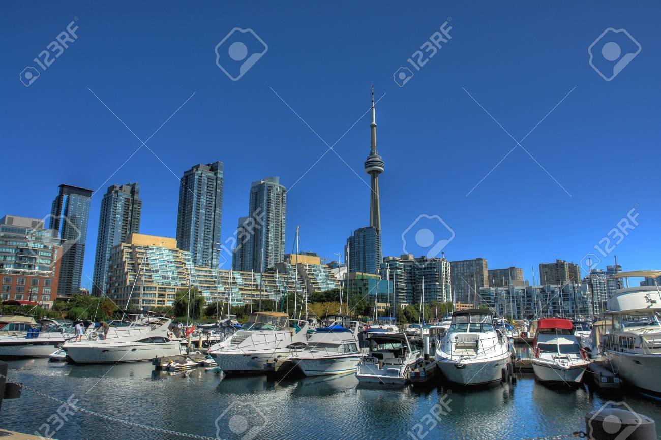 vista panoramica del puerto de toronto